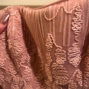 Nwt gorgeous gorgeous pink strapless dress great for Valentines 💘